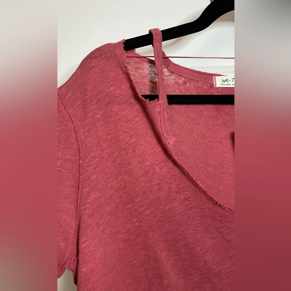 NWT We the Free (Free People) Linen Blend Over U Top Size XS - Picture 7 of 10